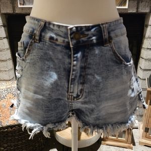 Denim Shorts Size Medium